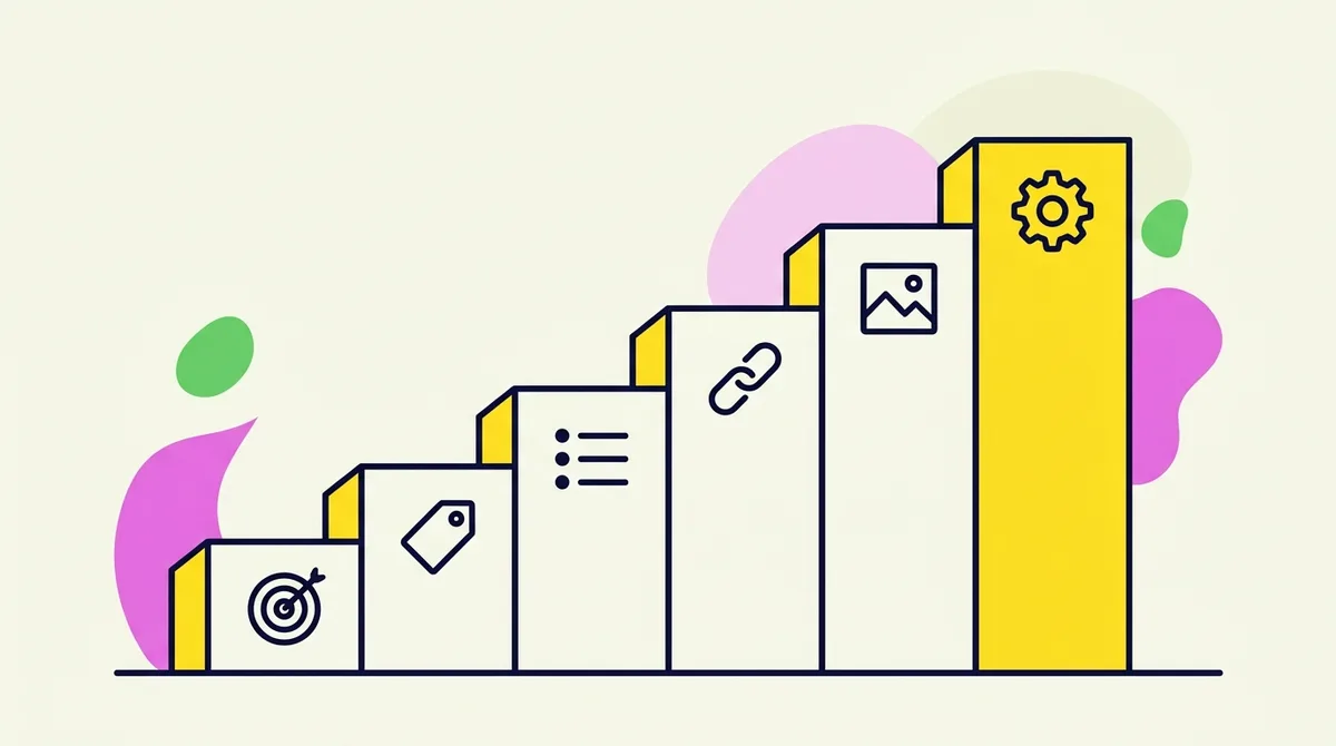 Tangga prioritas audit SEO on page dari intent hingga meta description